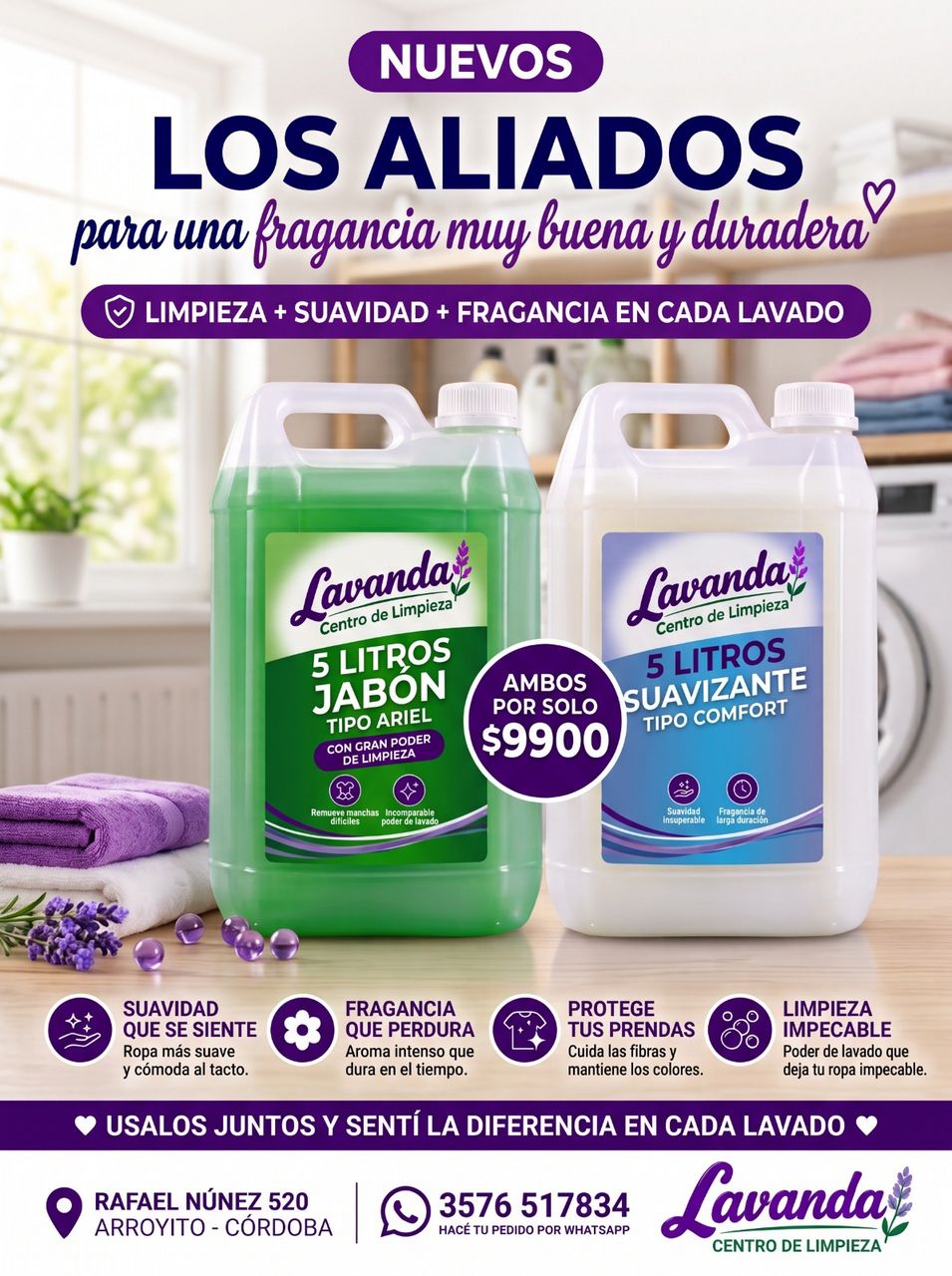 ✨🧺 ¡SÚPER OFERTA: COMBO DE LAVADO IMPERDIBLE! 🧺✨