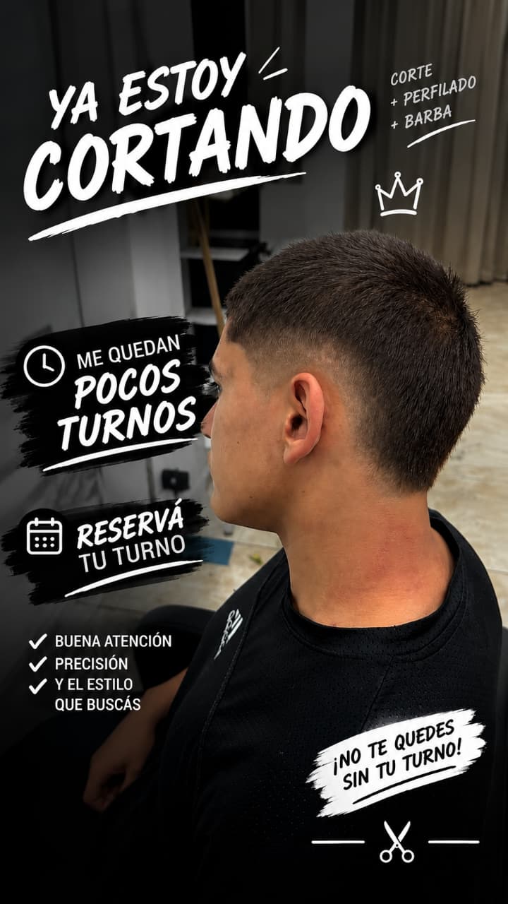 Pedime tu turno para hoy o el resto de la semana!