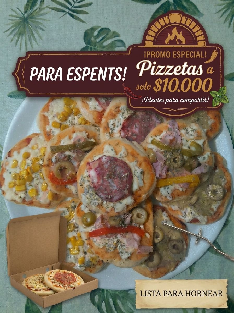 Pizzetas para espents