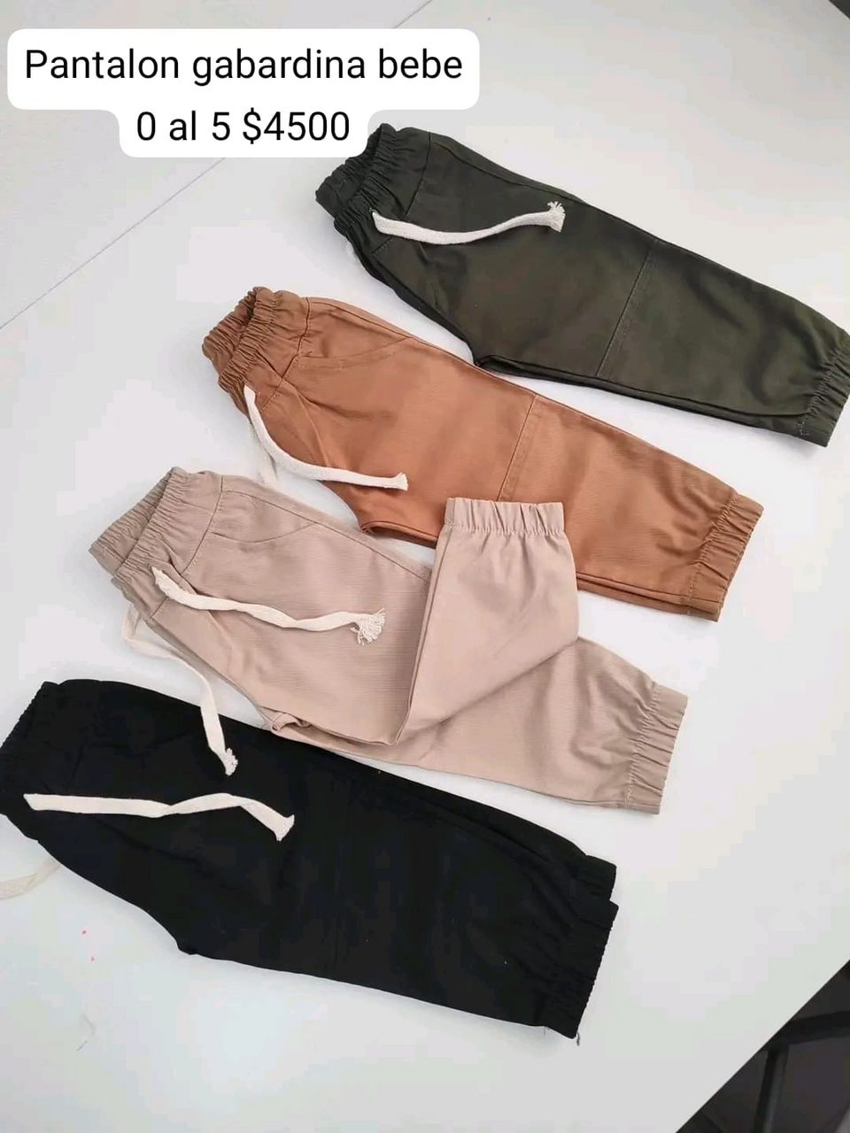 Pantalon gabardina bebe