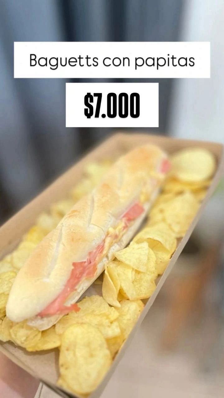 Baguette con papitas