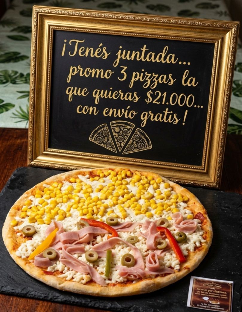 Promo 3 pizzas