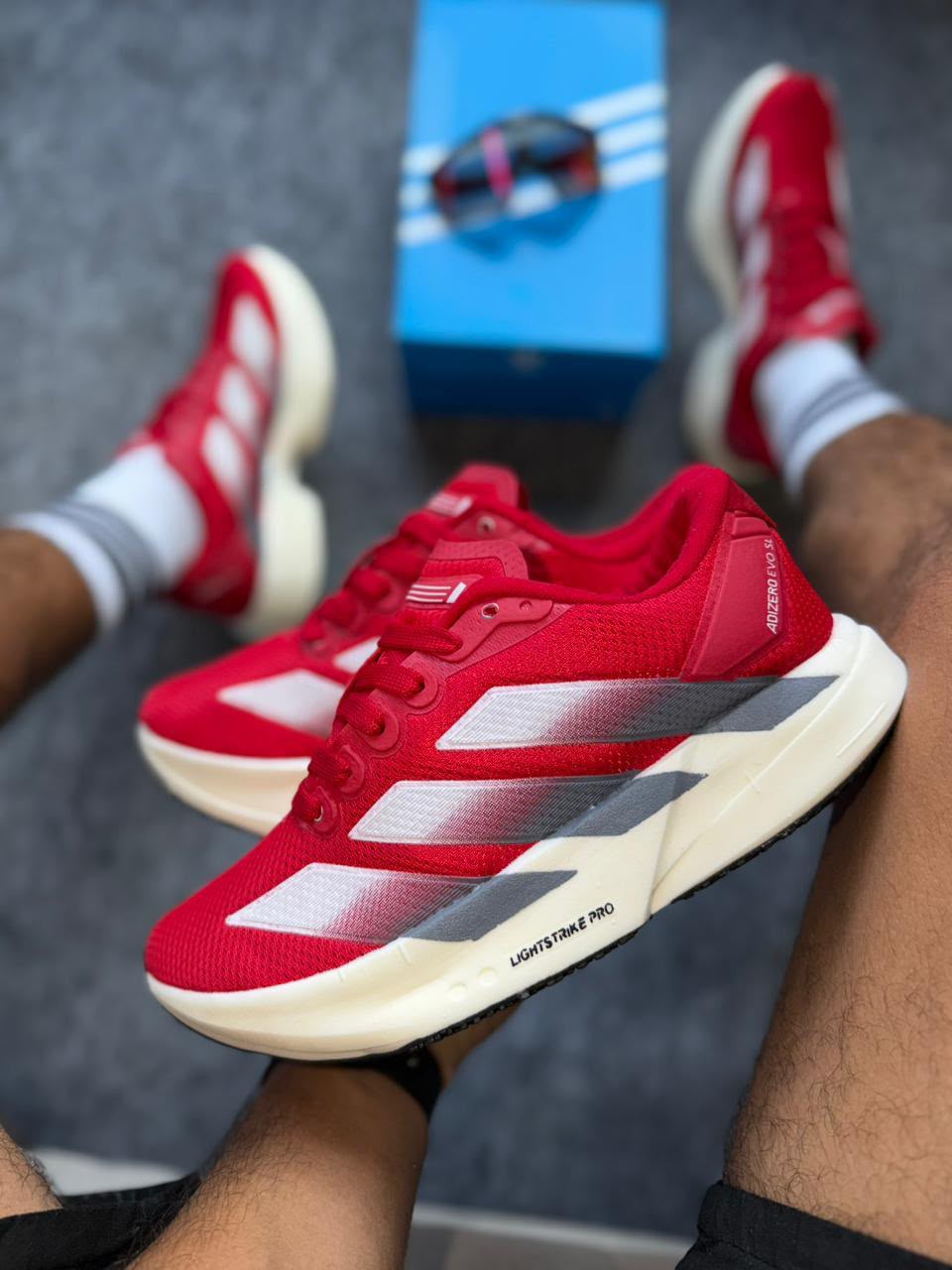Zapatillas Adidas Adizero Evo SL Rojas