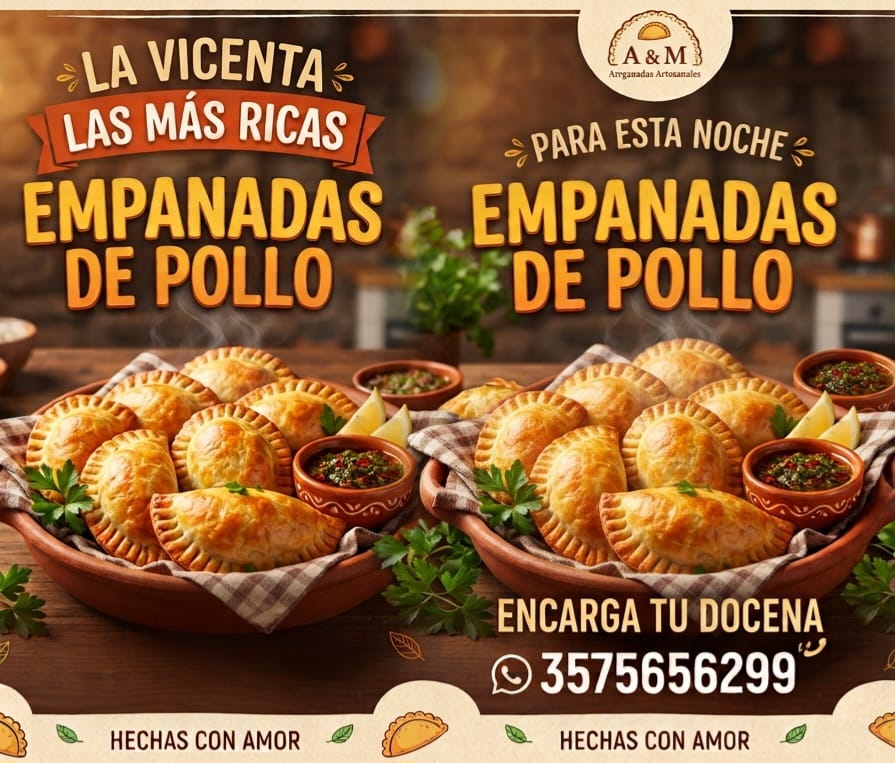 Empanadas de pollo