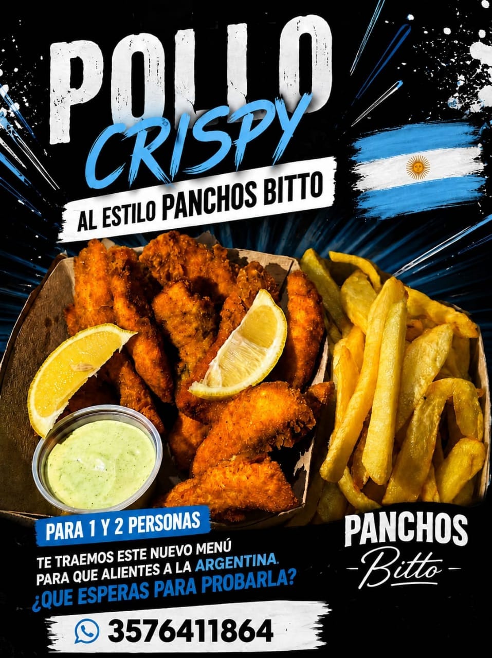 Pollo Crispy al estilo Panchos Bitto
