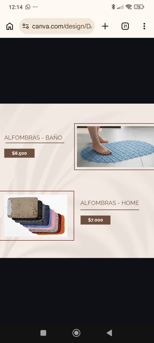 Alfombras de baño y home