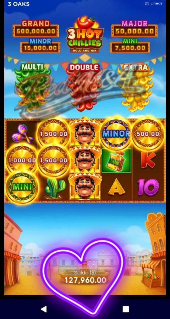 3 Hot Chilies Hold and Win
