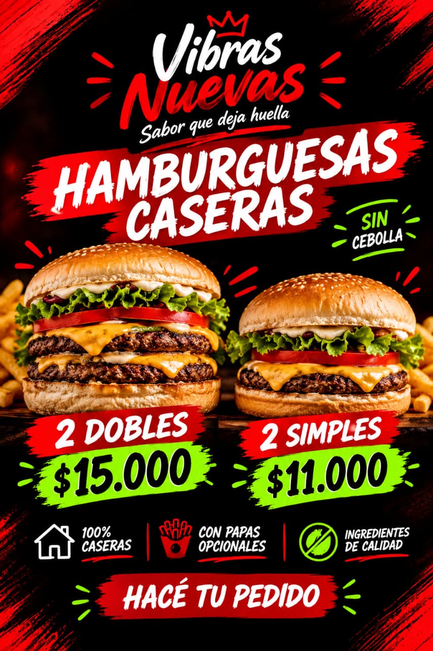 Hamburguesas Caseras