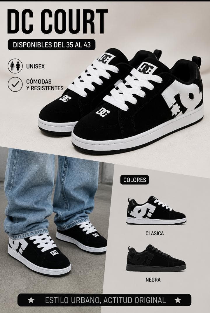 Zapatillas DC Court Unisex