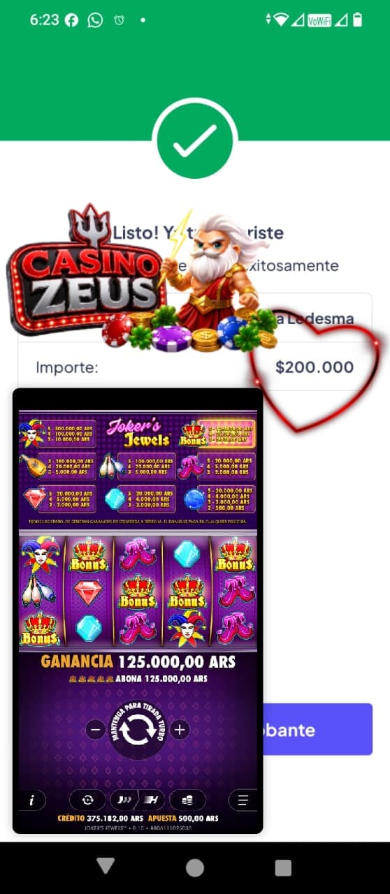 Joker's Jewels Casino Zeus