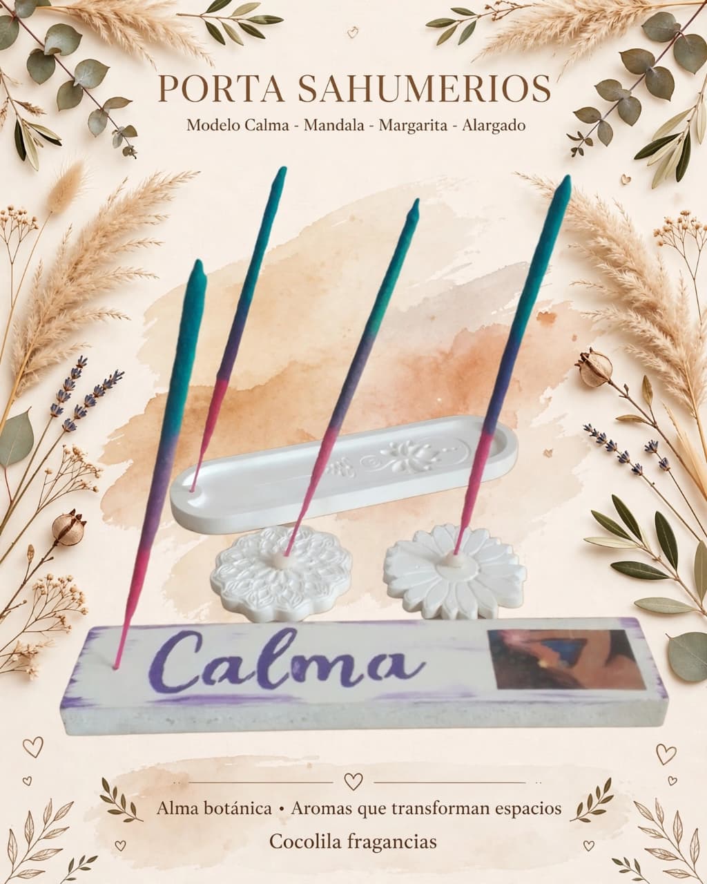 Porta sahumerios Calma