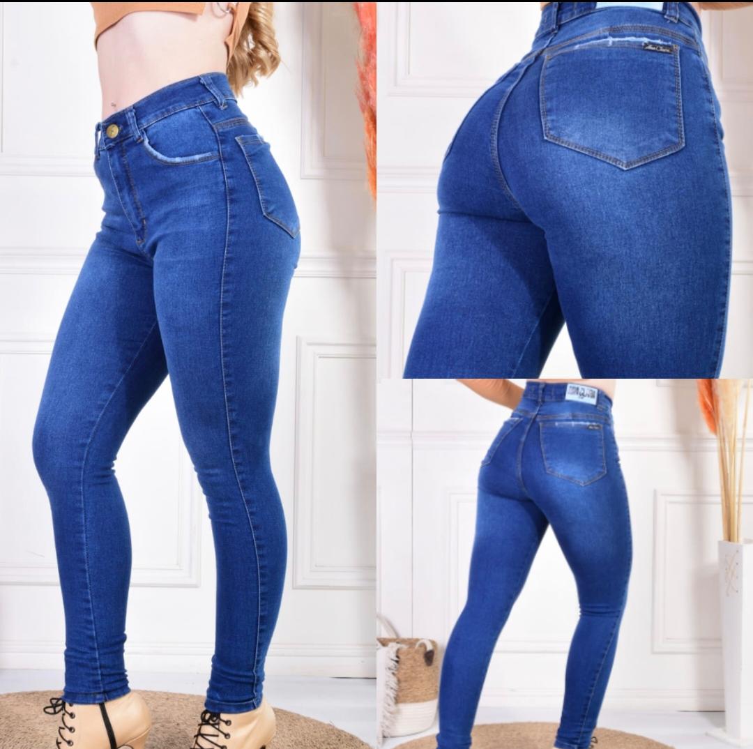 Jeans ajustados azules
