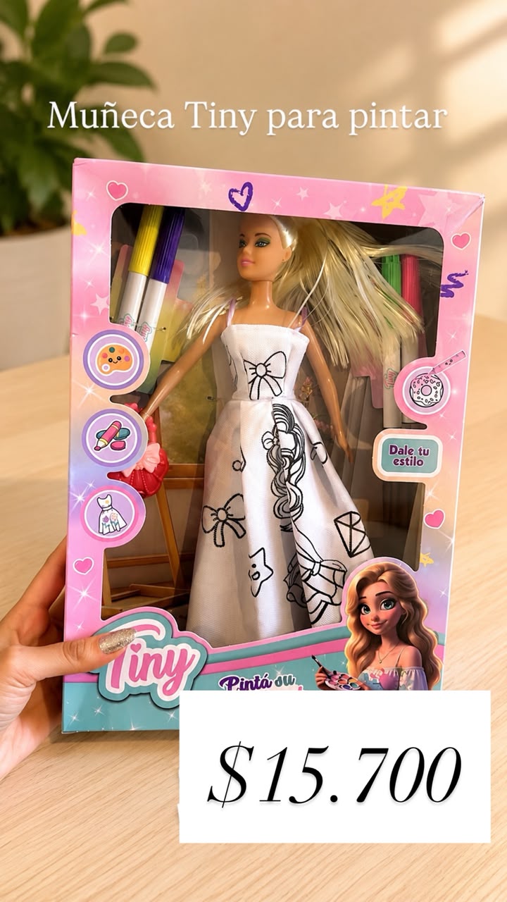 Muñeca Tiny para pintar