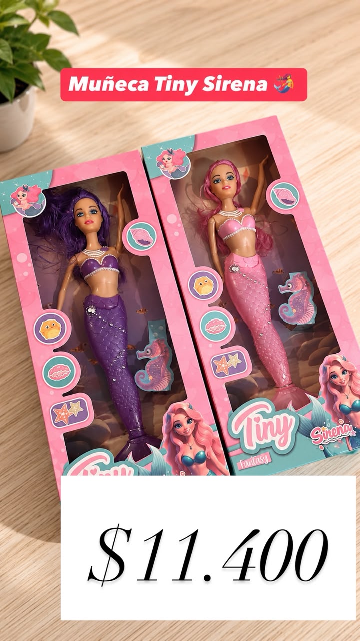 Muñeca Tiny Sirena