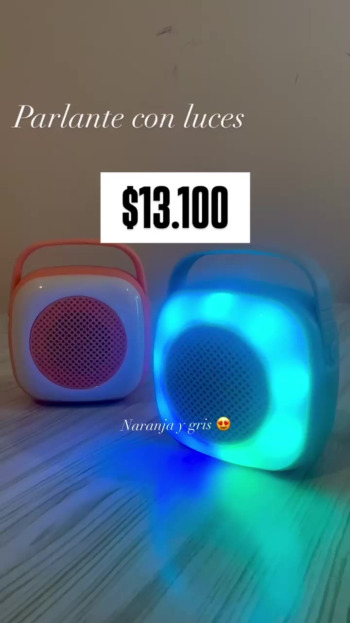 Parlante con luces