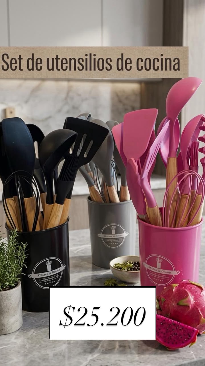 Set de utensilios de cocina