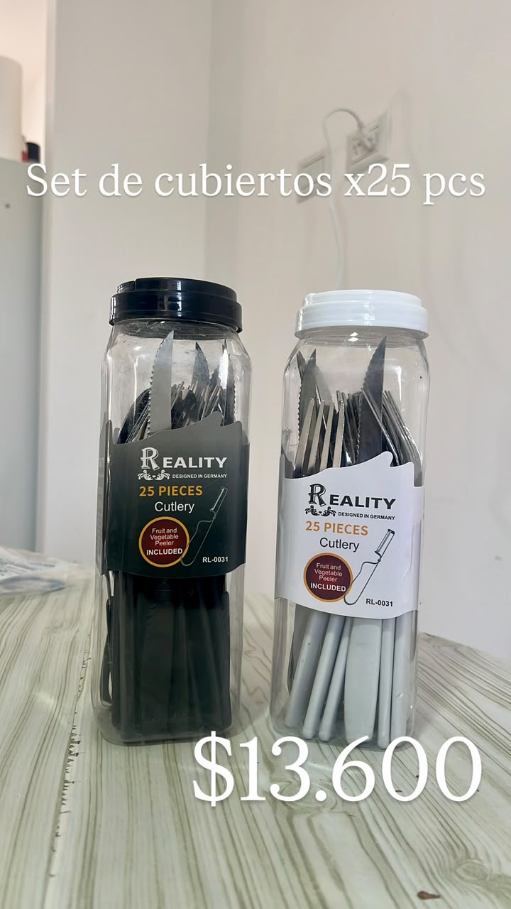 Set de cubiertos Reality 25 pcs