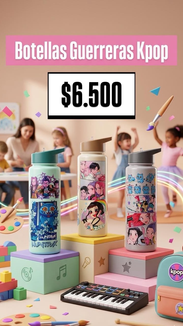 Botellas Guerreras Kpop