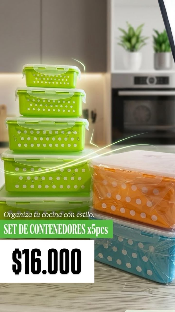 Set de contenedores de cocina