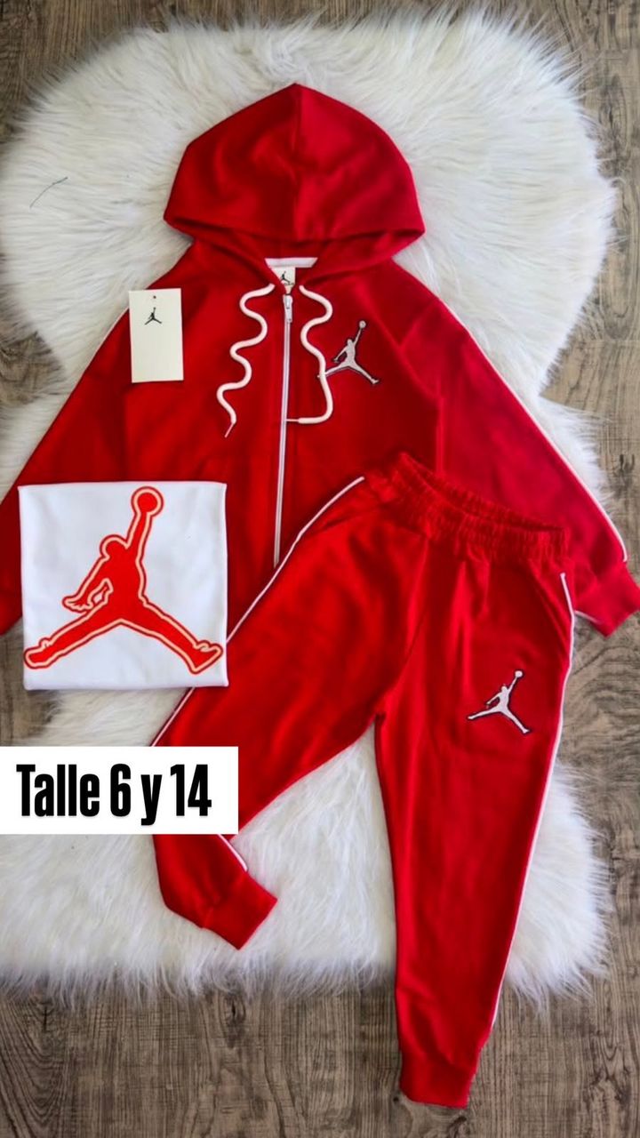 Jogging Jordan rojo
