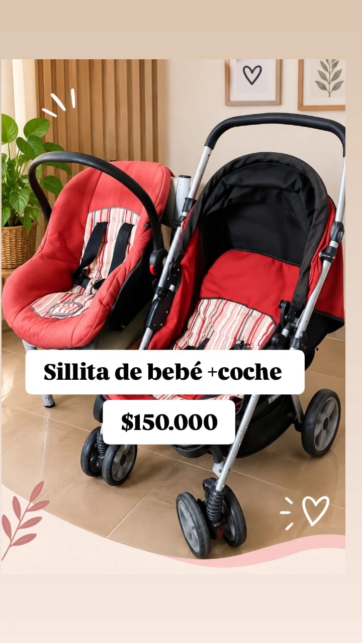 Sillita de bebé + coche