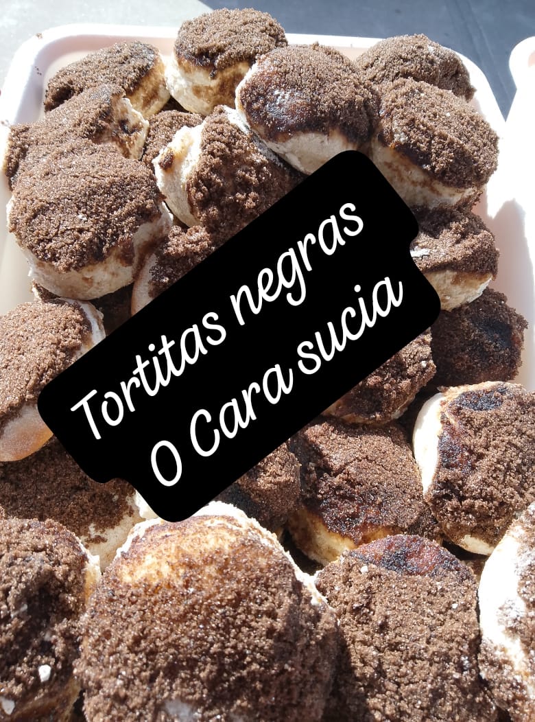 Tortitas negras con cara sucia