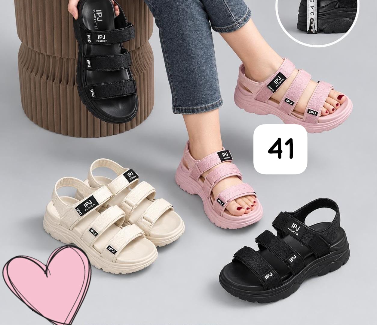Sandalias IPJ Fashion
