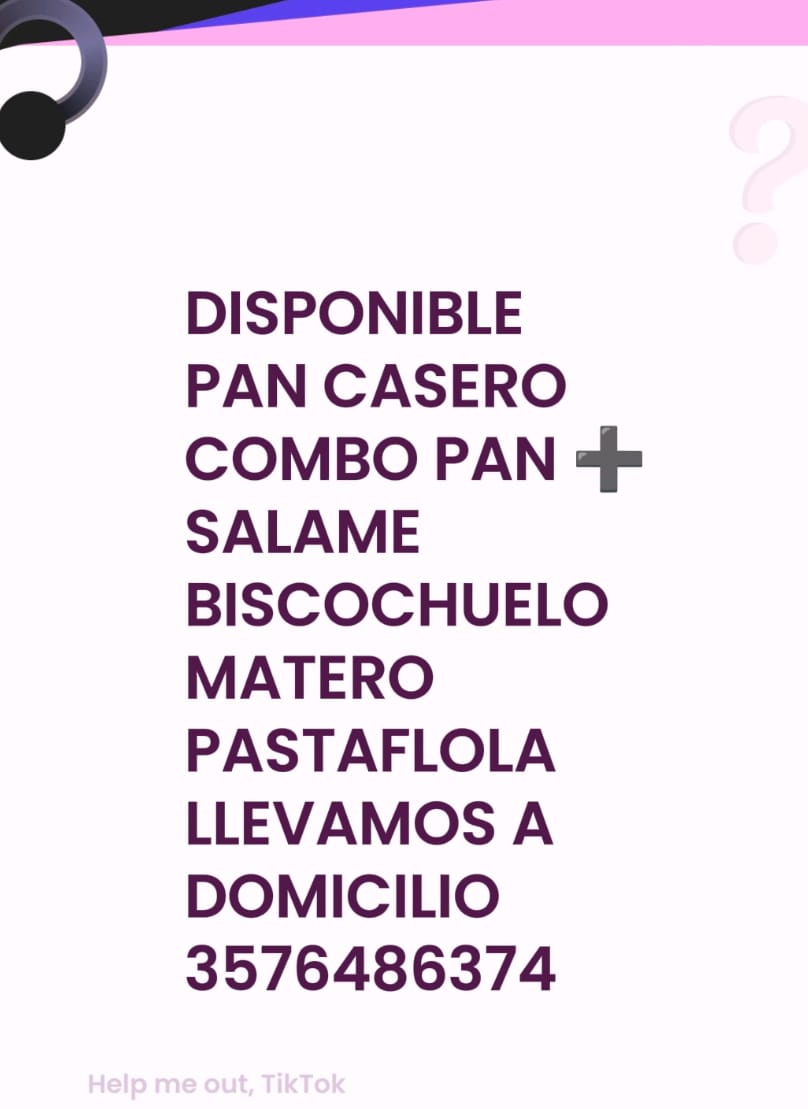 Pan casero con combo