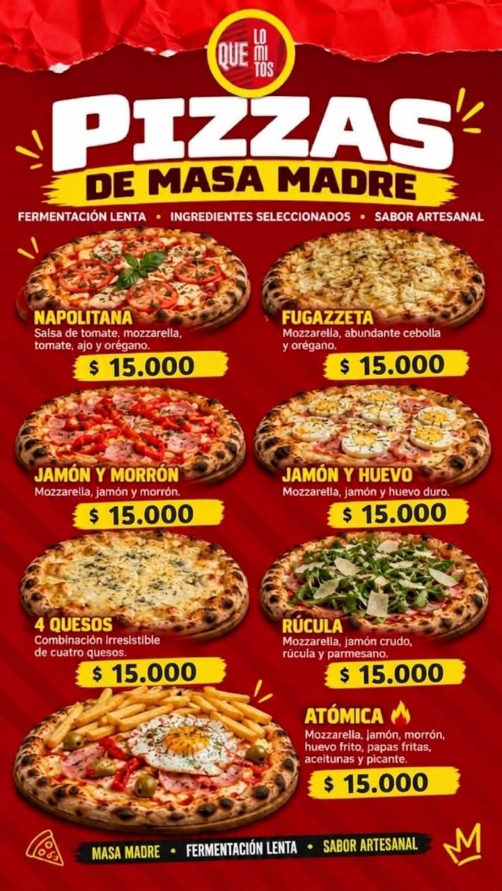 Pizzas de Masa Madre