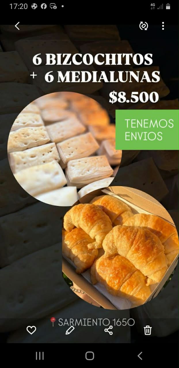 Bizcochitos y medialunas