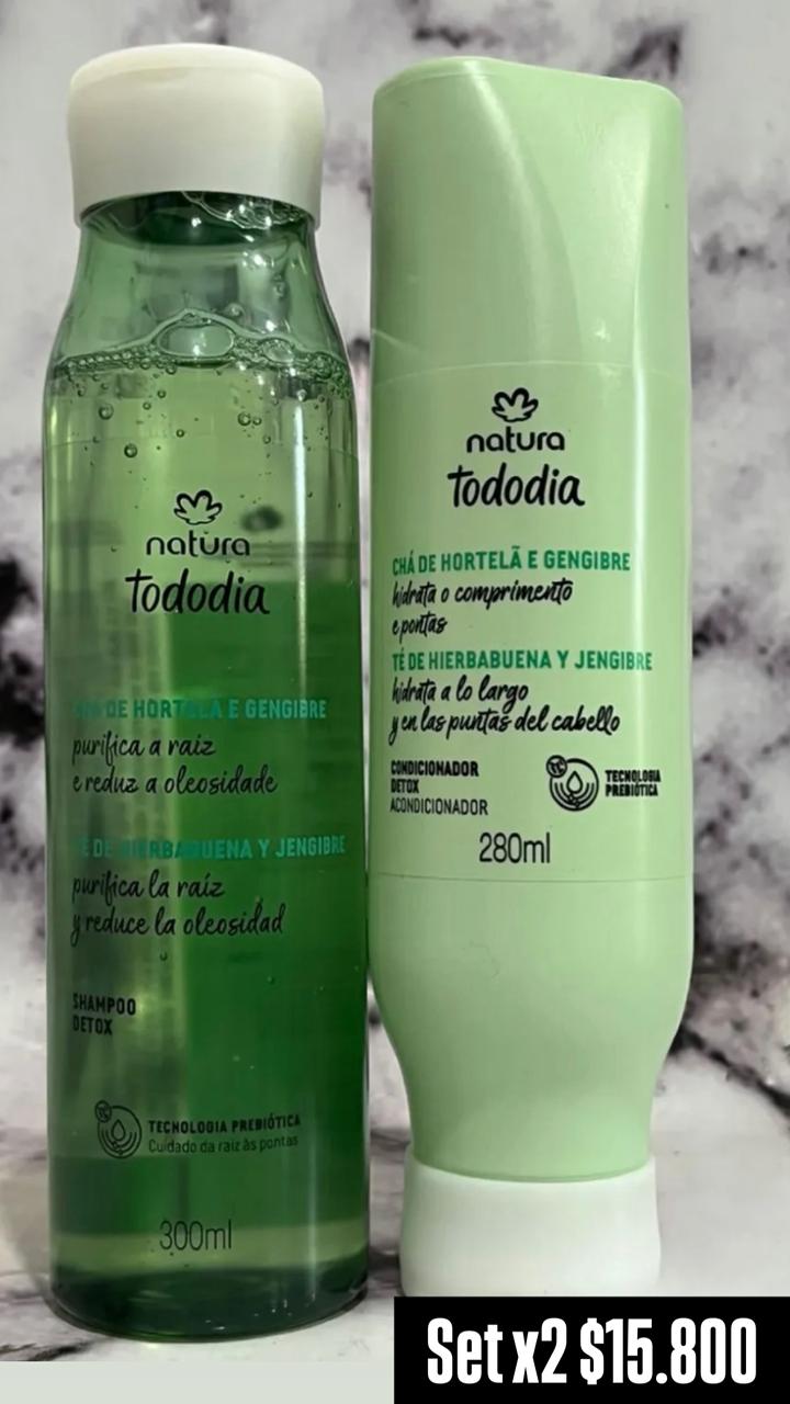 Set Champú y Acondicionador Natura Tododia