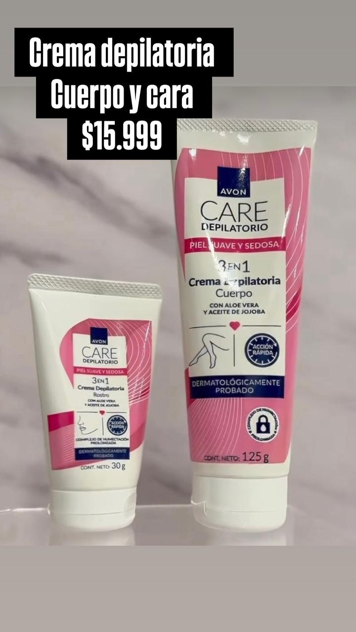Crema depilatoria Avon Care 3 en 1