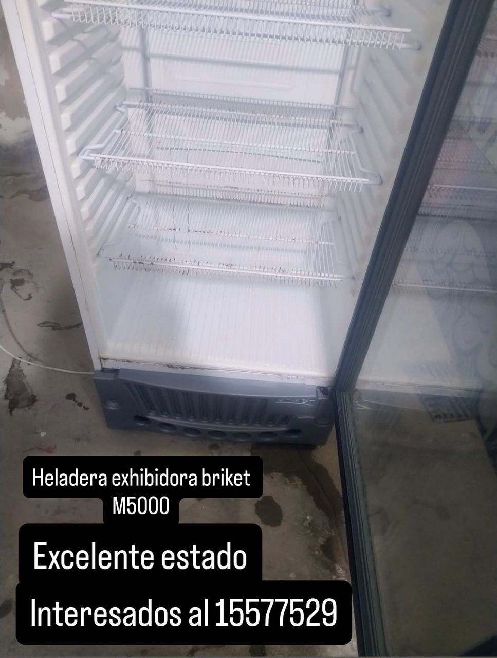 Heladera exhibidora briket M5000