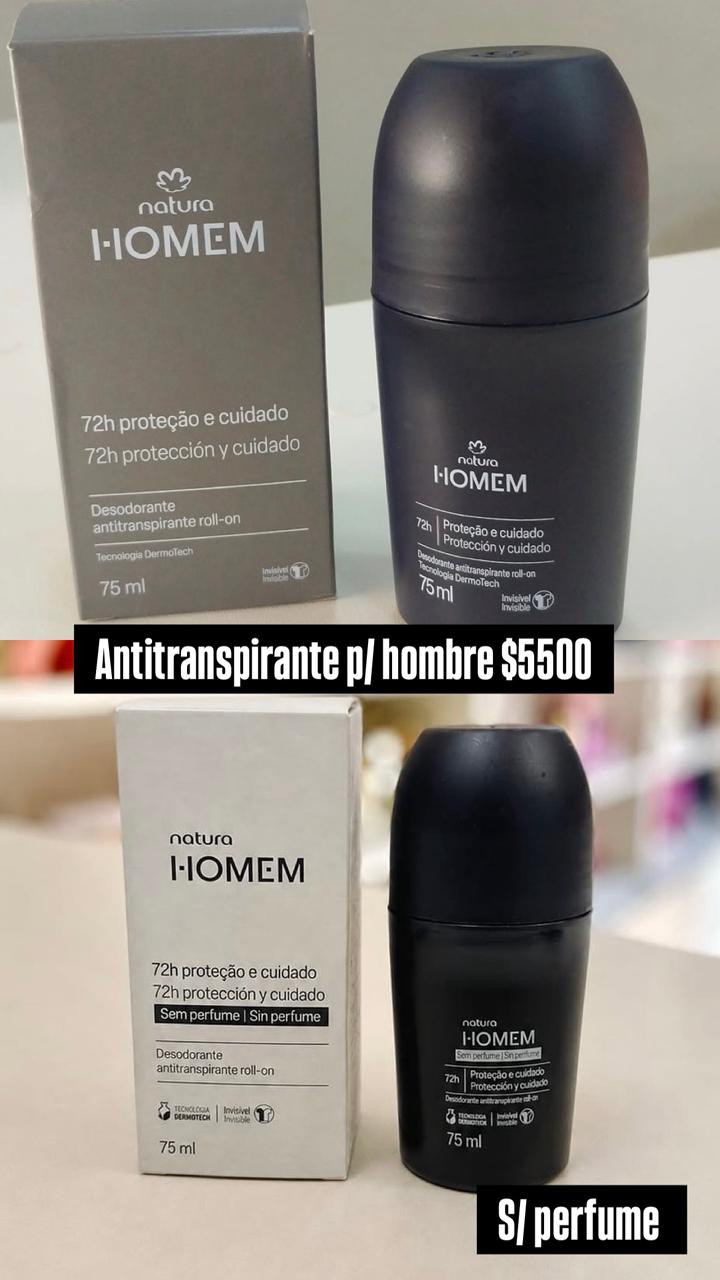 Desodorante antitranspirante HOMEM