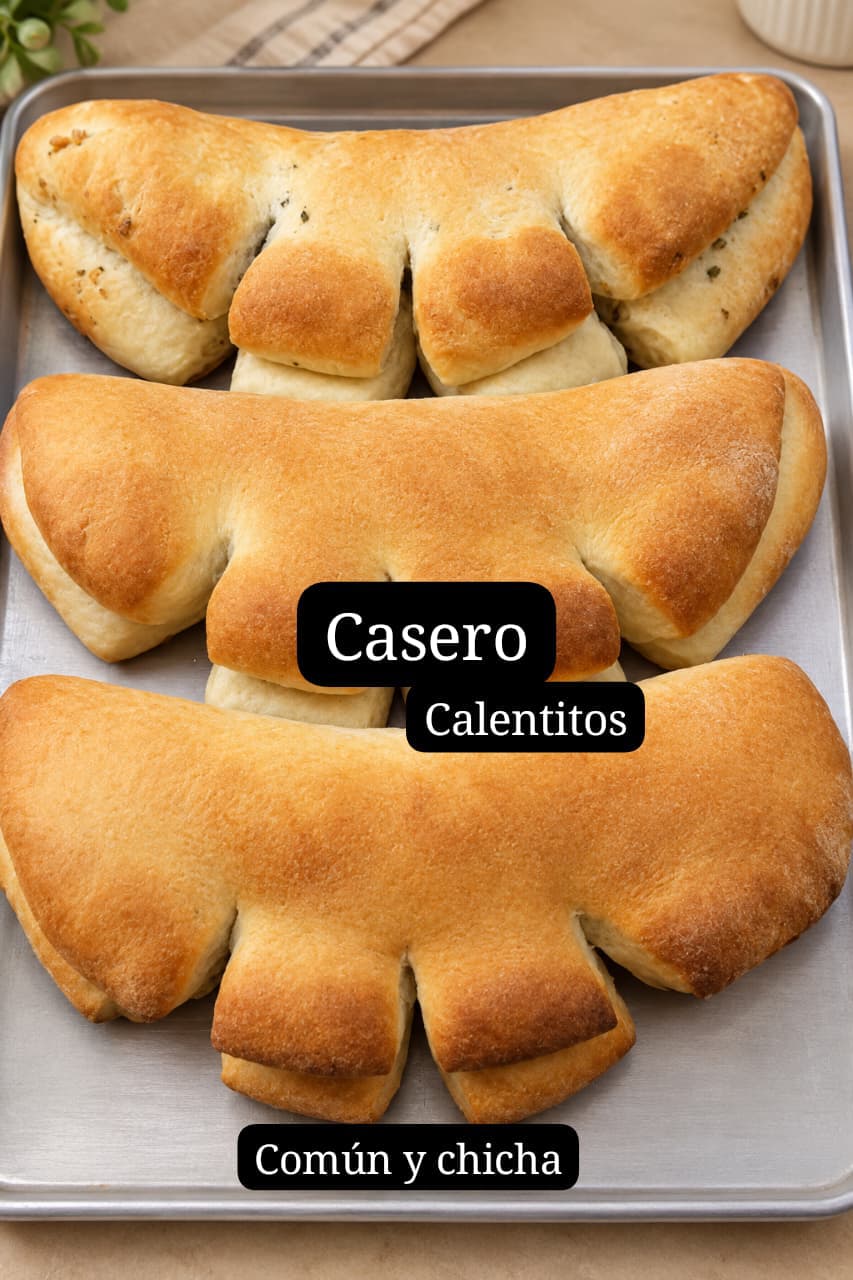 Pan casero en forma de hueso