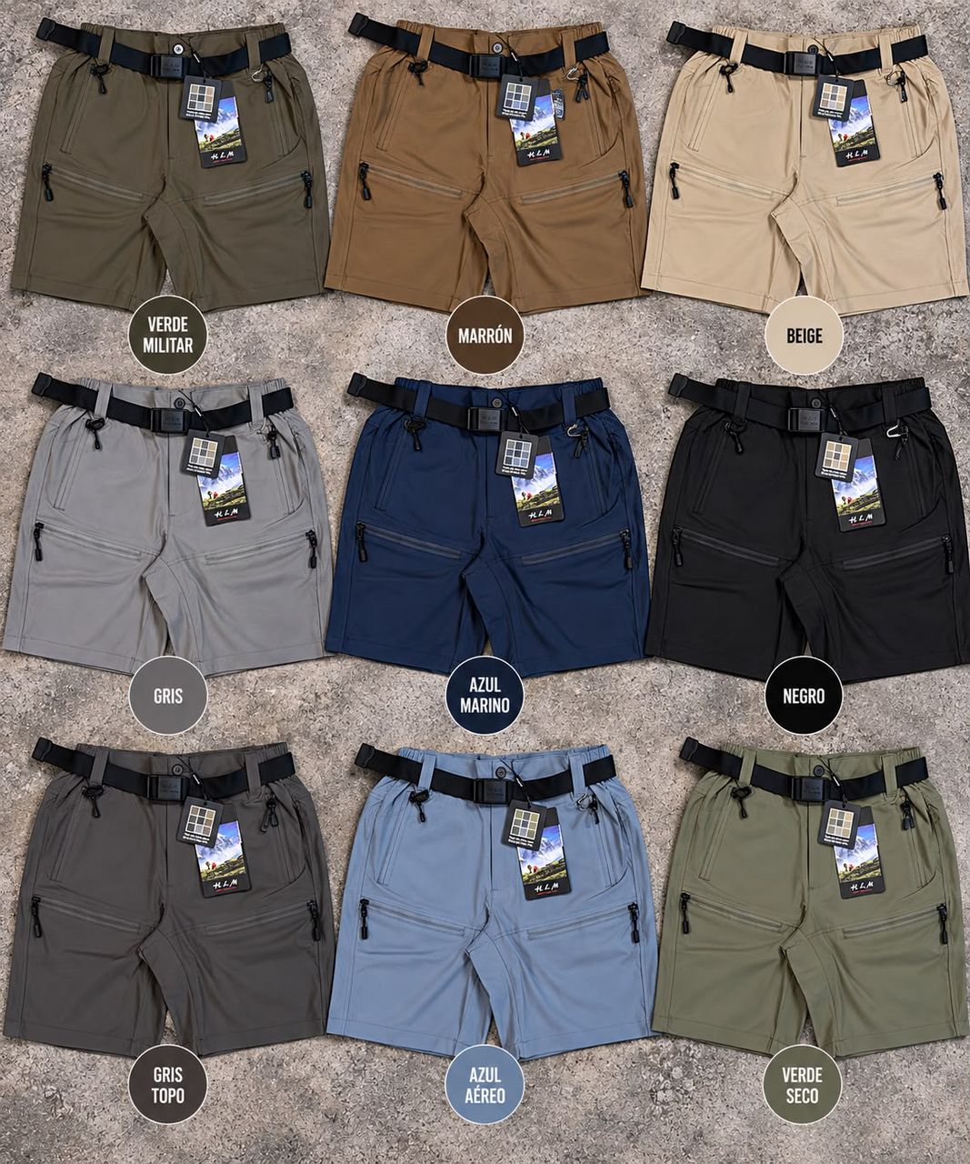 Pantalones cortos militares