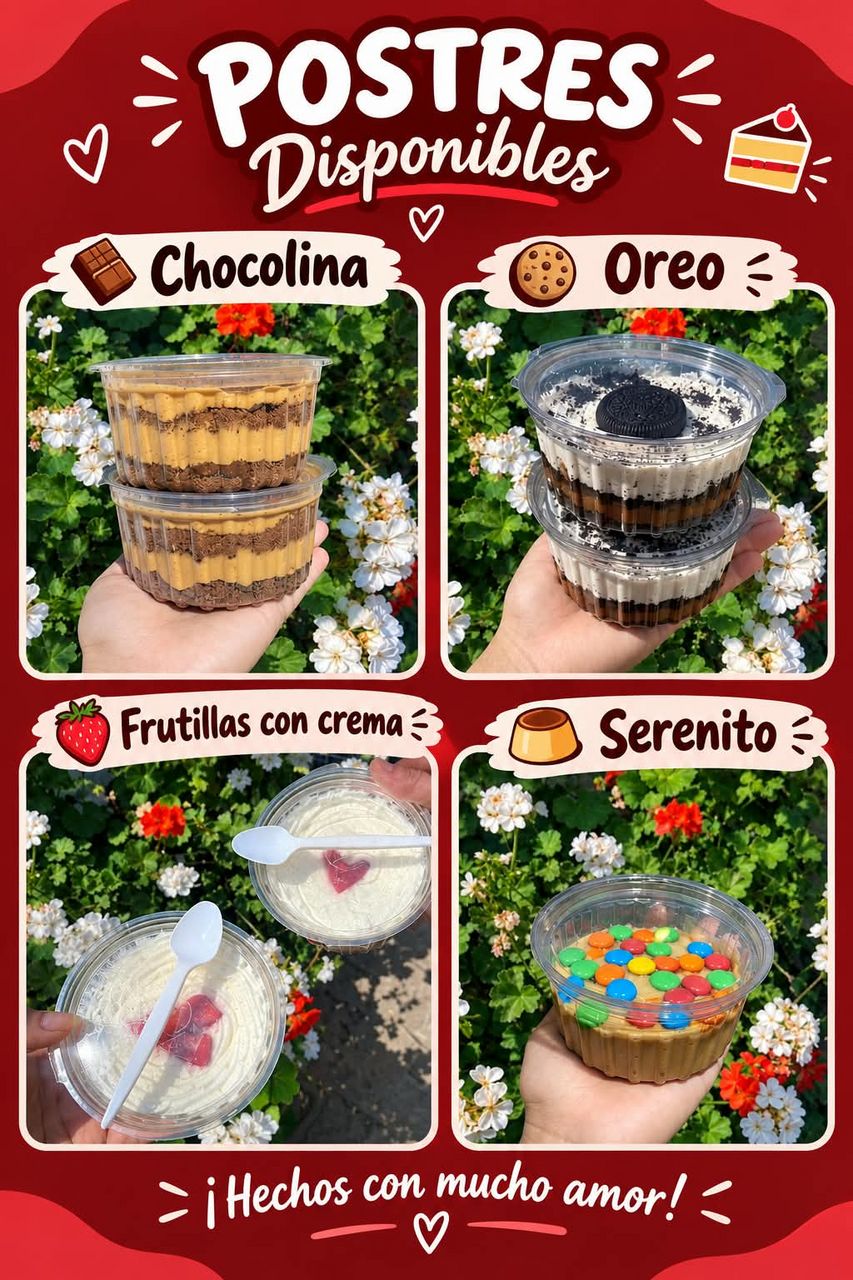 Postres disponibles