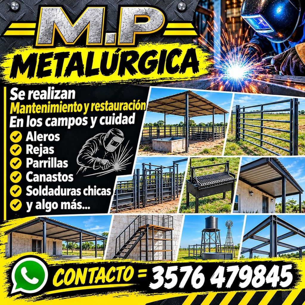Servicios de metalurgia y soldadura