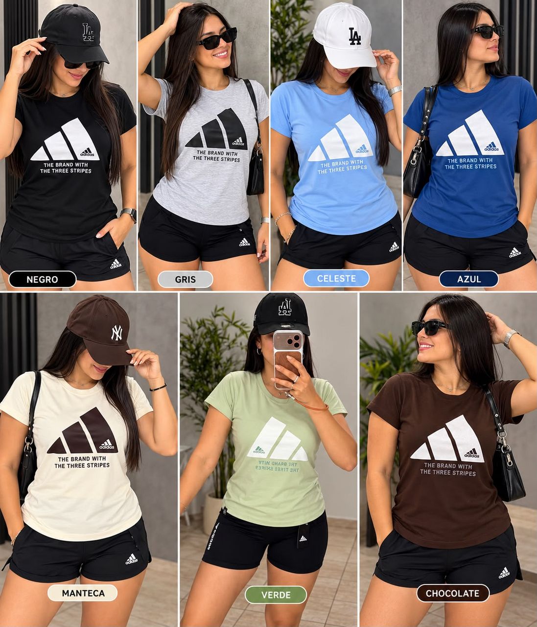 Camiseta Adidas con tres rayas