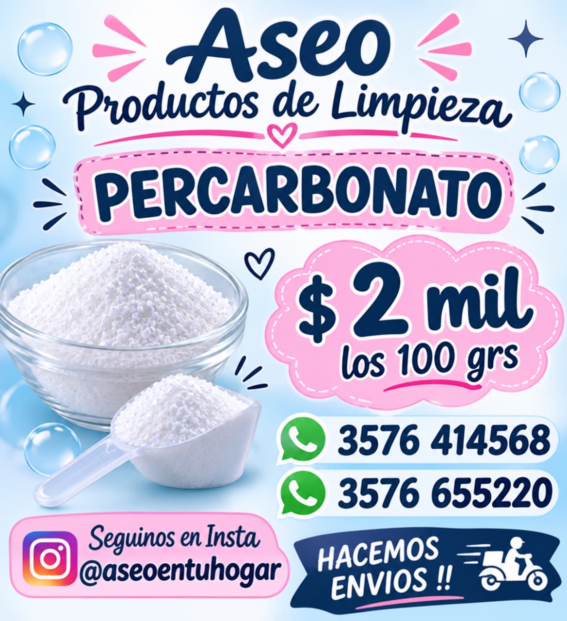 Percarbonato 100 grs