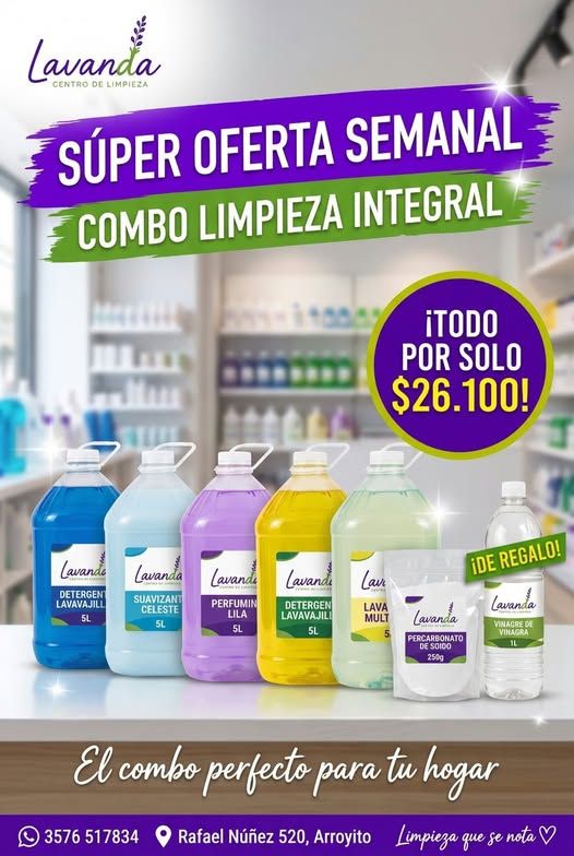 ✨🧹 ¡SÚPER OFERTA SEMANAL: LIMPIEZA INTEGRAL PARA TU HOGAR! 🧹✨