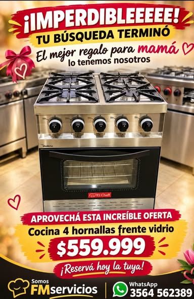 Vos dedícate a cocinar