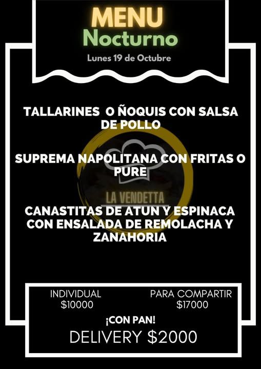 Estamos tomando pedidos